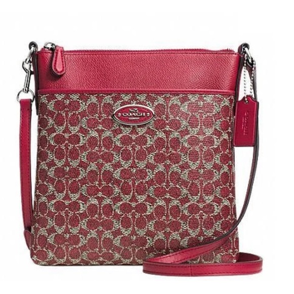 Coach North/South Swingpack, Red - Picture 1 of 7